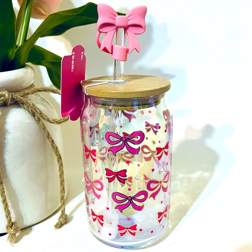 🎀Pink Bow Tumbler
